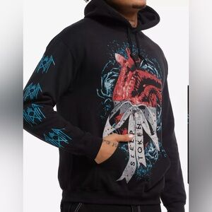 Sleep Token The Love You Want Heart Black Pull Over Hoodie Sz Large NEW OFFICIAL